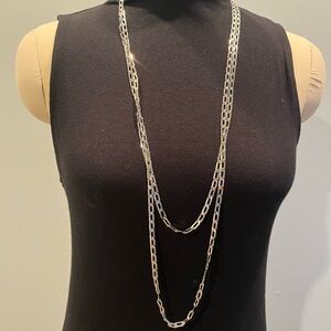 Elegant Silver Chain Necklace